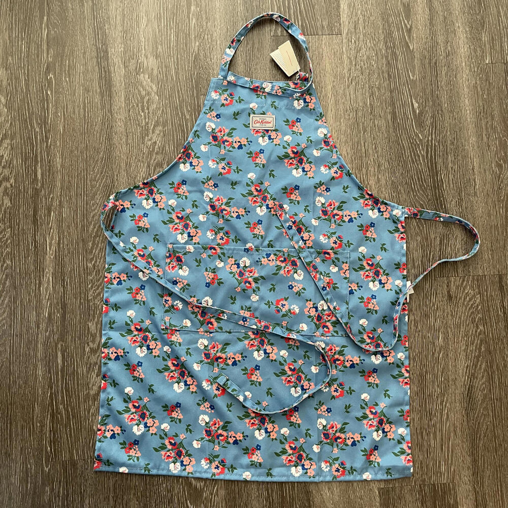 Cath Kidston Floral Canvas Cotton Adjustable Apron NWT